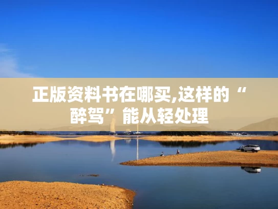 正版资料书在哪买,这样的“醉驾”能从轻处理
